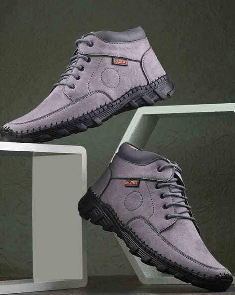 Men Round-Toe Lace-Up Shoes