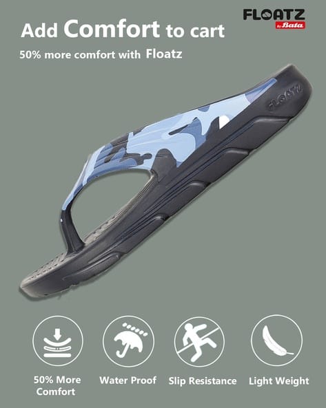 Buy Navy Flip Flop & Slippers for Men by Bata Online | Ajio.com