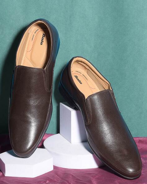 Buy Brown Formal Shoes for Men by Bata Online Ajio