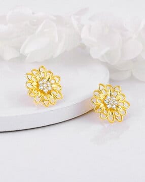 giva 925 Sterling Silver Anushka's Blooming Stud Earrings-picture-32