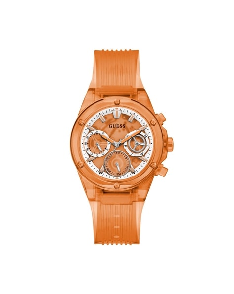 Guess orange watch best sale