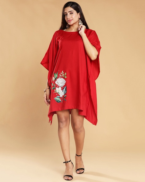 Buy Red Kurtis Tunics for Women by Letsdressup Online Ajio