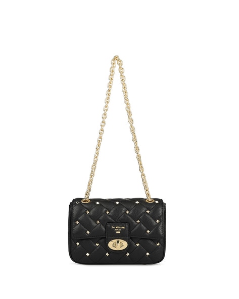 Black Handbags for Women by Da Milano Online | Ajio.com