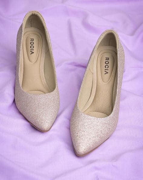 Buy Rose Gold-toned Heeled Shoes for Women by ROCIA Online