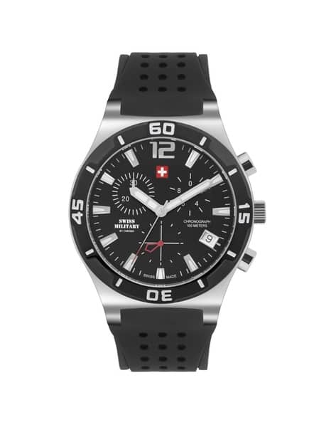 Buy Black Watches for Men by Swiss Military By Chrono Online