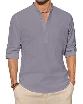 vida loca Men Slim Fit Short Kurta-picture-21