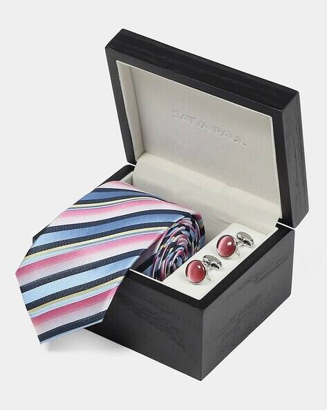 tie and cufflink set satya paul