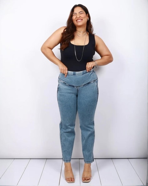 Girls plus size jeggings best sale