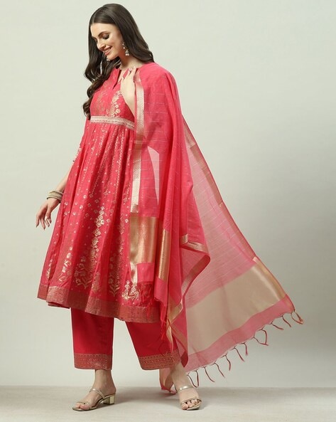 Biba pink anarkali best sale