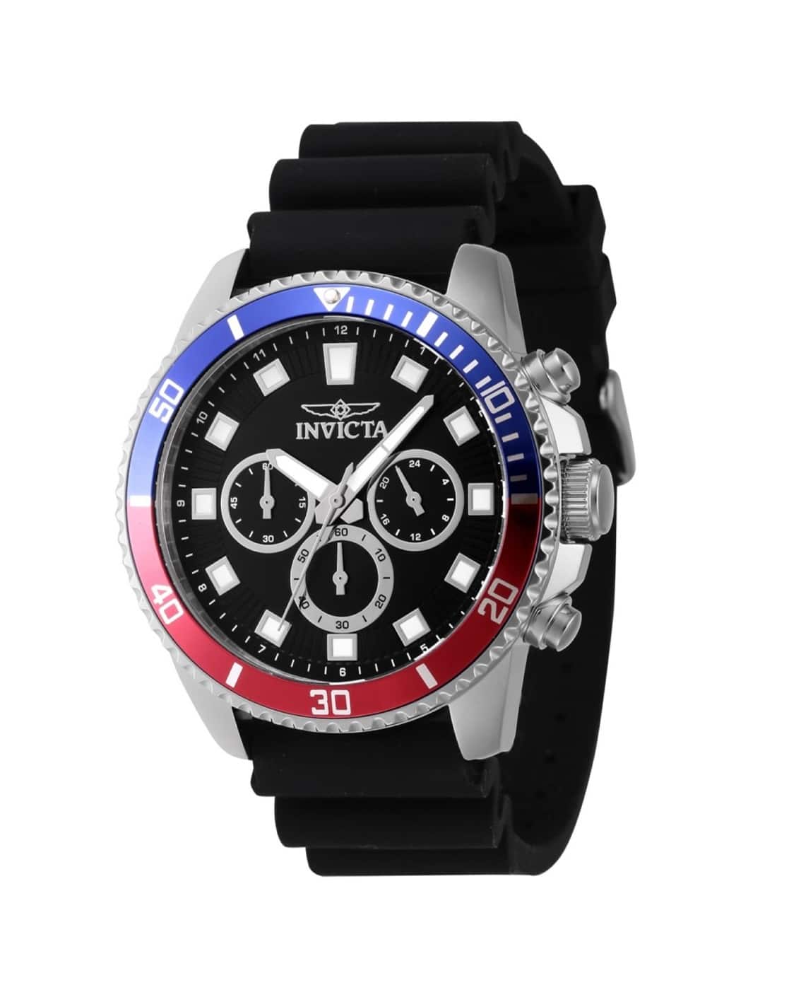 invicta red and blue bezel