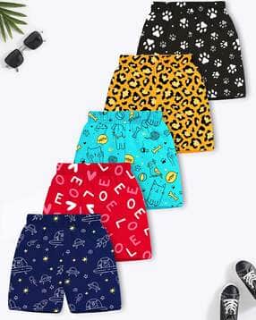 trampoline Pack of 5 Boys Graphic Print Shorts-picture-42