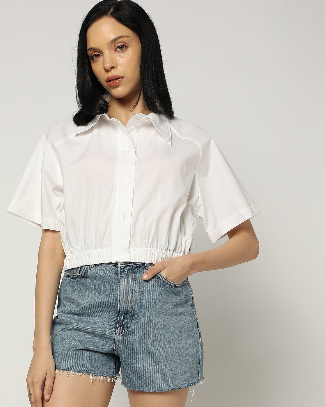 未使用【yo BIOTOP】cupro gather puff blouse yo BIOTOP】cupro gather puff blouse