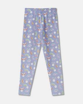 r&b Girl Printed Leggings with Elasticated Waist-picture-50