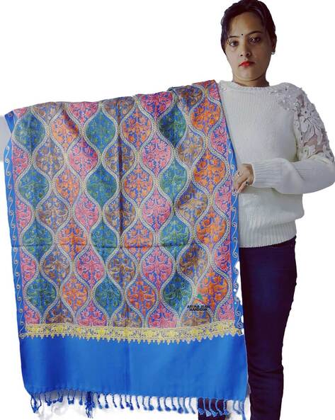 Women Handloom Kullu Woolen Shawl Price in India