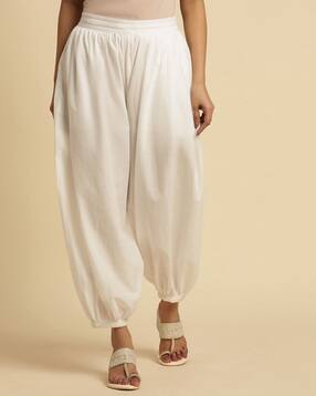 Women Salwar Pants with Elasticated Waistband