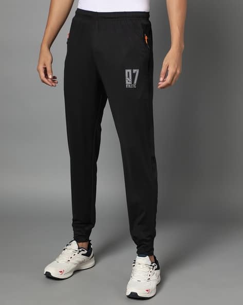Men Joggers with Placement Print