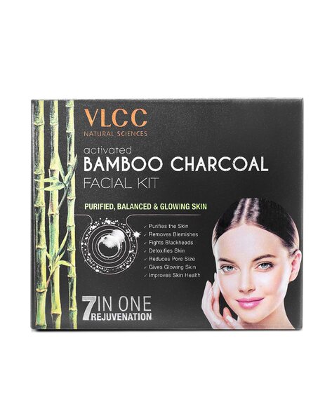 Vlcc Activated Bamboo Charcoal Facial Kit