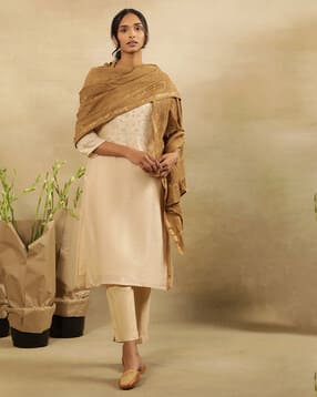 W x Folksong Women Floral Print Dupatta-picture-41