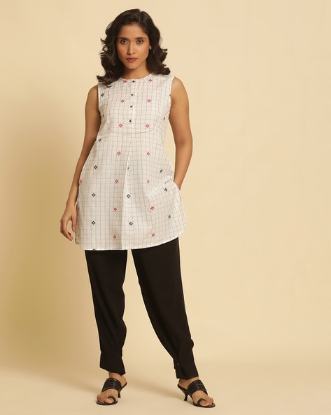 Buy White Kurtis Tunics for Women by W Online Ajio