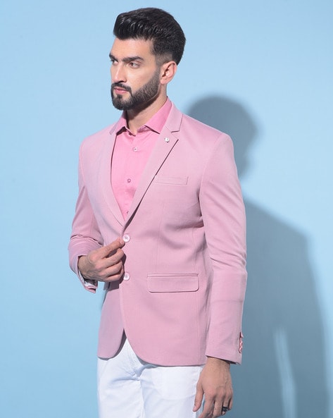 Buy Pink Blazers Waistcoats for Men by Crimsoune club Online Ajio