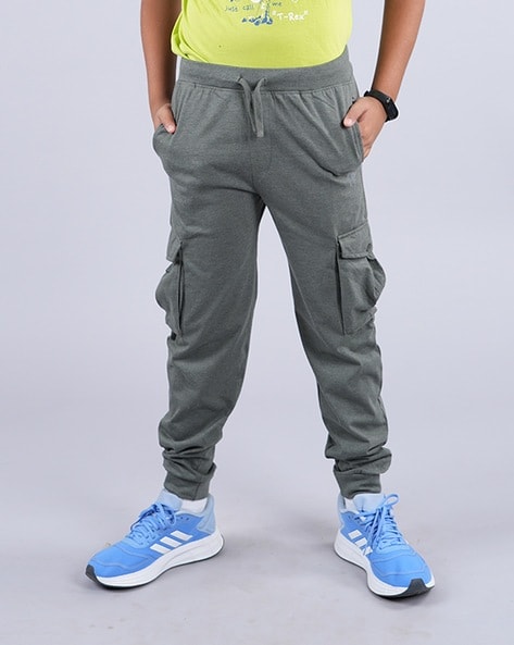 Buy Militery Green Track Pants for Boys by Kiddopanti Online Ajio