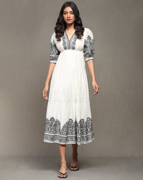 sachin and babi light blue dress Zara Smocked Dress