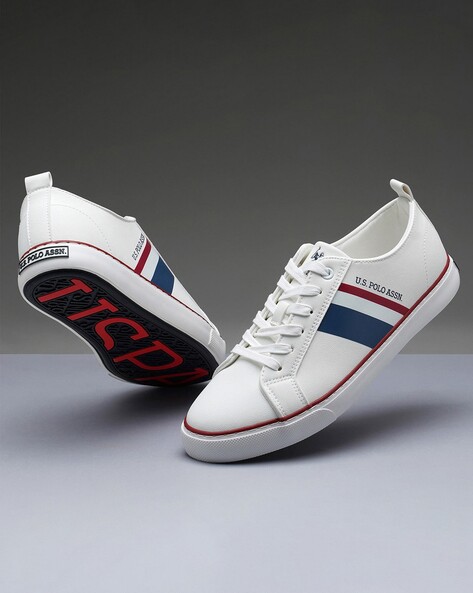 Men Brand Stripe Martinez 3.0 Lace-Up Sneakers