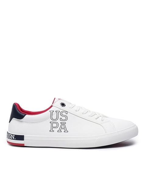 Men Low-Top Lace-Up Sneakers