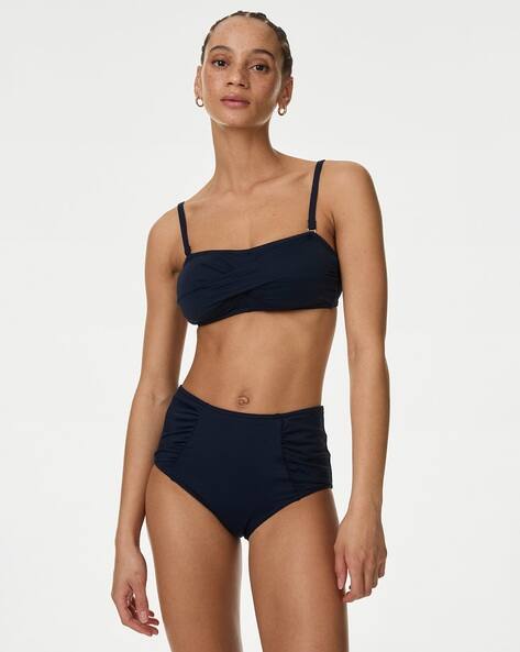 high waisted athletic swim bottoms