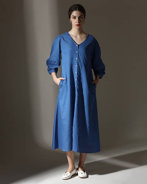 Buy Blue Dresses & Gowns for Women by Dora Dori Online | Ajio.com