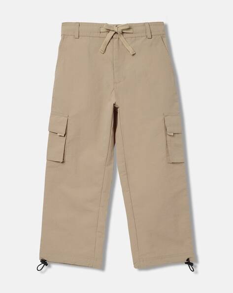 Buy Beige Trousers Pants for Boys by Blue Giraffe Online