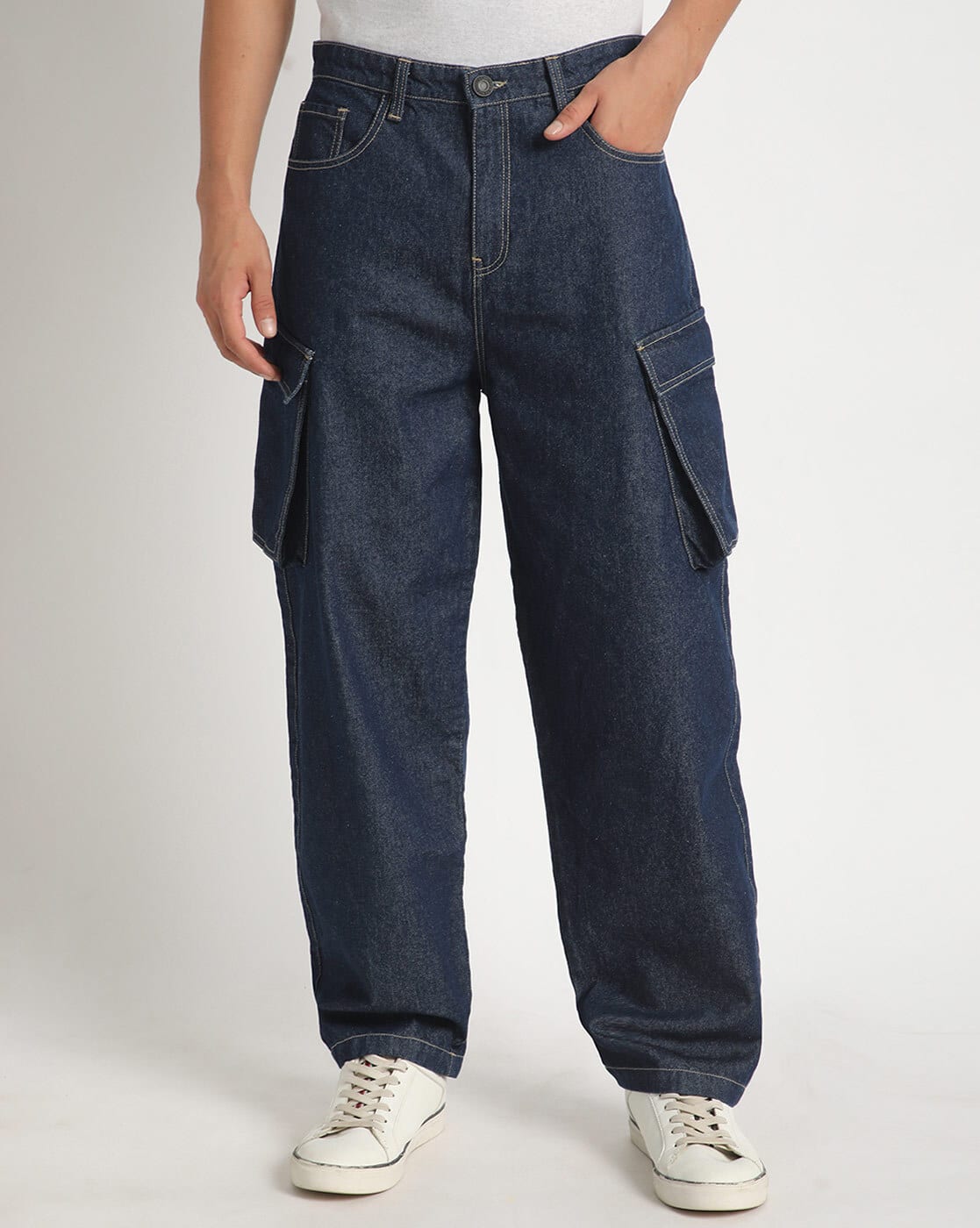 Buy Navy Jeans for Men by BENE KLEED Online | Ajio.com