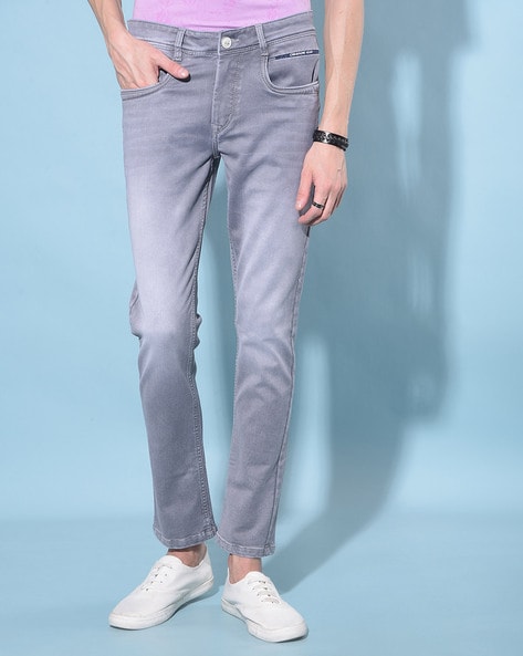 Buy Grey Jeans for Men by Crimsoune club Online Ajio