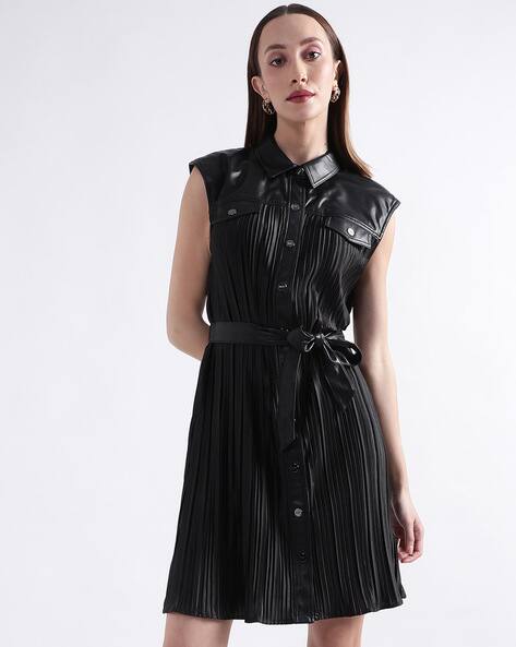 dkny striped shirt dress Dkny Striped Belted Shirt Dress - Blue - 15% Off