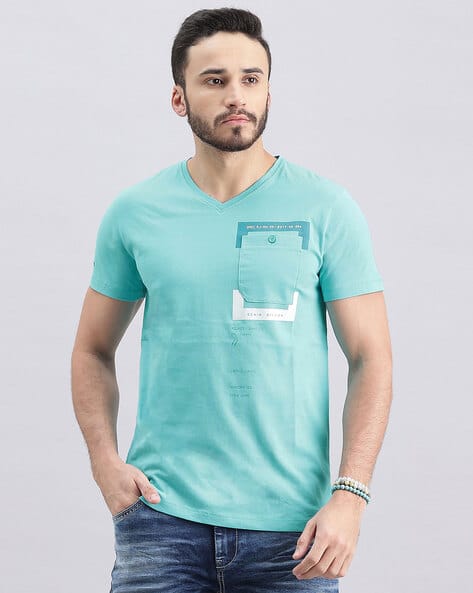 Buy Blue Tshirts for Men by ROOKIES Online