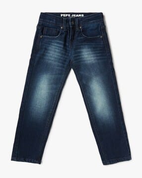 pepe jeans Boys Cashed Mid-Wash Slim Fit Jeans-picture-18