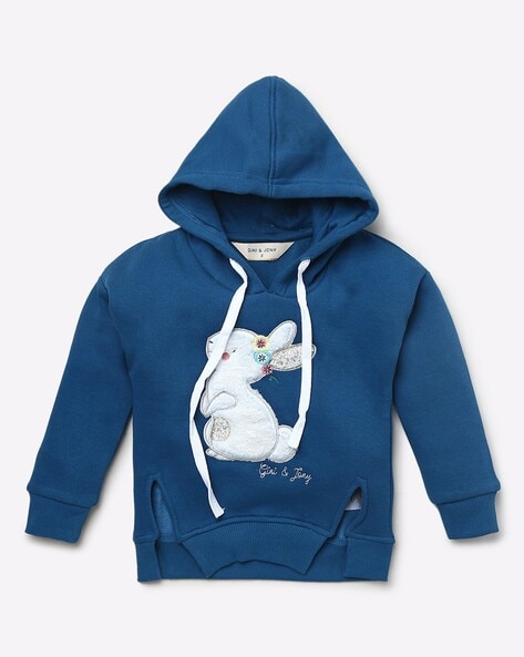 Gini & Jony Hoodie with Applique