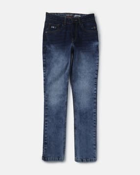 gini & jony Boys Heavily Washed Flat-Front Jeans-picture-32