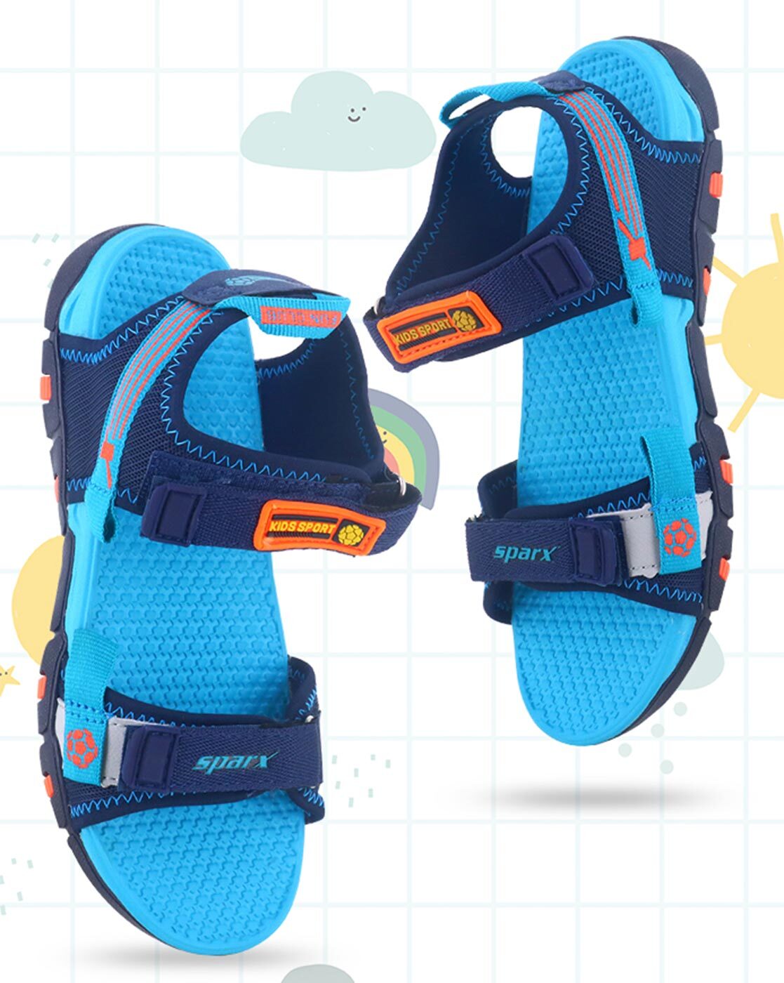 Buy Blue Sandals for Boys by Sparx Online Ajio