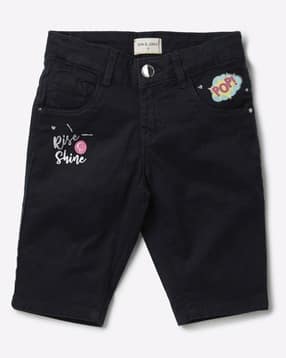 gini & jony Flat-Front Shorts with Button Closure-picture-43