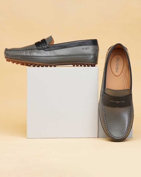 Ruosh Round-Toe Slip-On Loafers