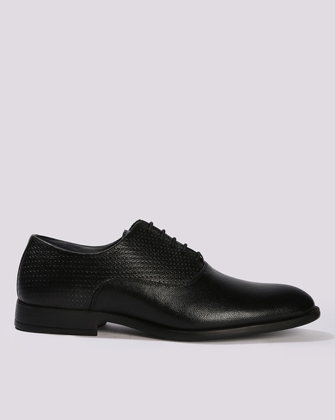 Men Low-Top Lace-Up Oxford Shoes