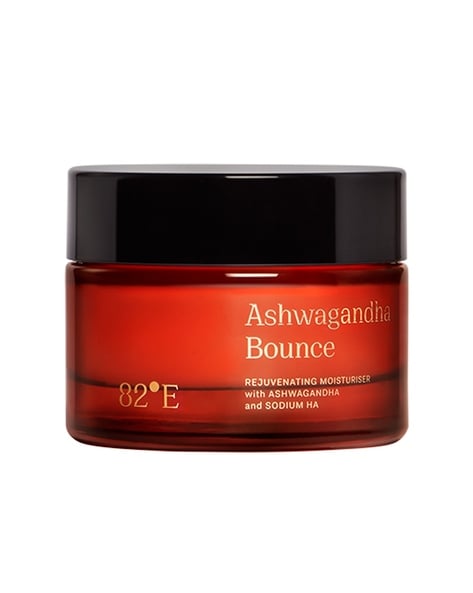 Get Glowing Skin with 82°E Ashwagandha Bounce Moisturizer | 50ml