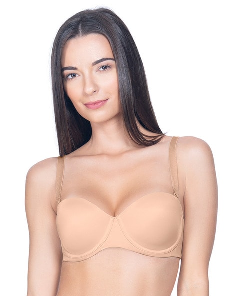 Amante Women Underwired Padded Strapless Bra