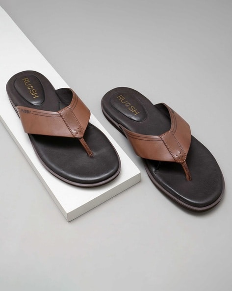 Ruosh Men Slip-On Thong-Strap Sandals