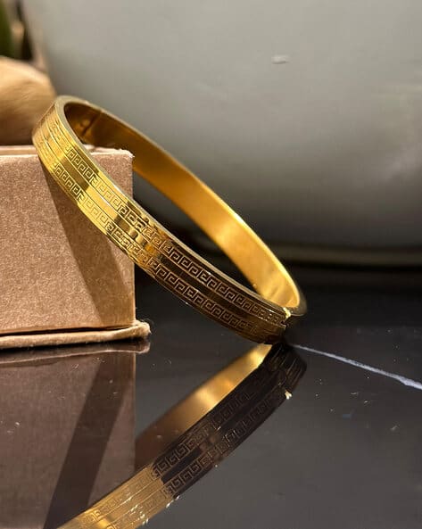 Buy Gold-toned Bracelets Kadas for Men by ANTICO Online
