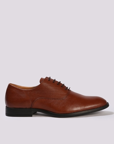 Men Low-Top Lace-Up Oxford Shoes