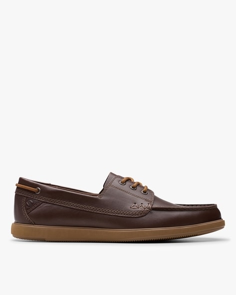 Bratton Boat Dark Brown Lea Loafers