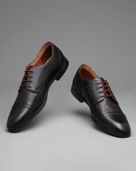 Ruosh Men Lace-Up Derby Shoes