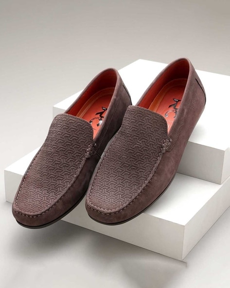 Ruosh Men Slip-On Round-Toe Shoes